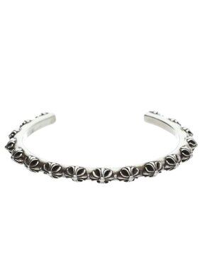 Chrome Hearts Bangle Cross Band Silver Bracelet
